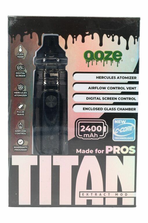 Ooze Titan 2400 mAh Extract Mod – Hercules Atomizer - Image 5