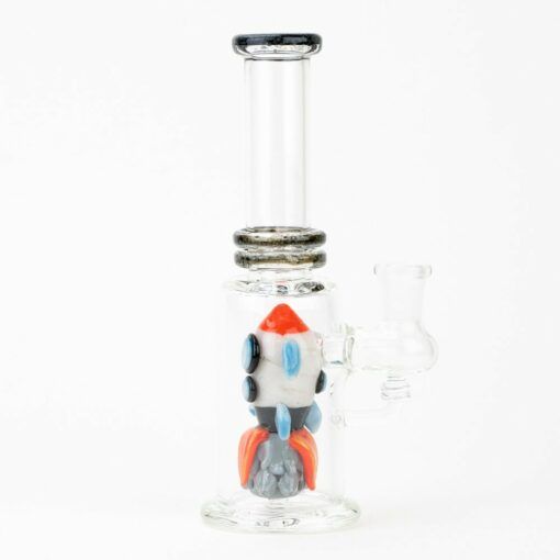 Empire Glassworks Rocket Ship Mini Tube - Image 5