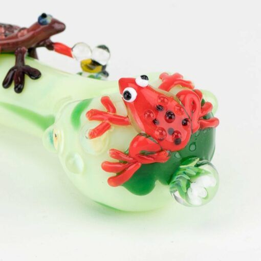 Empire Glassworks Ribbit Small Spoon Pipe - Image 2