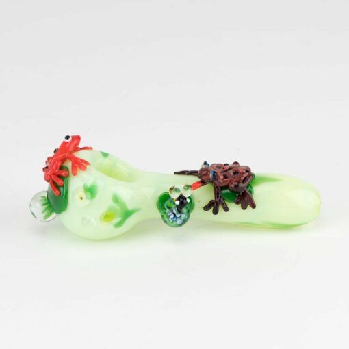 Empire Glassworks Ribbit Small Spoon Pipe - Image 3