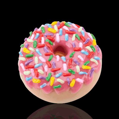 Empire Glassworks Pink Sprinkle Donut Dry Pipe