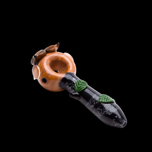 Empire Glassworks Owl Mini Spoon Pipe - Image 2