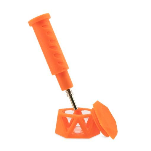 Ooze Hyborg Silicone Glass 4-in-1 Hybrid Water Pipe and Nectar Collector - Image 7