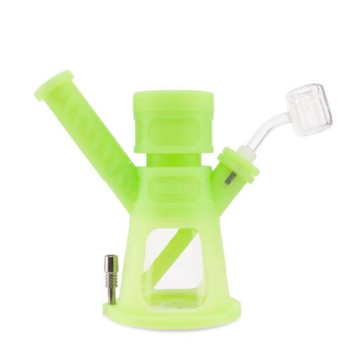 Ooze Hyborg Silicone Glass 4-in-1 Hybrid Water Pipe and Nectar Collector - Image 22
