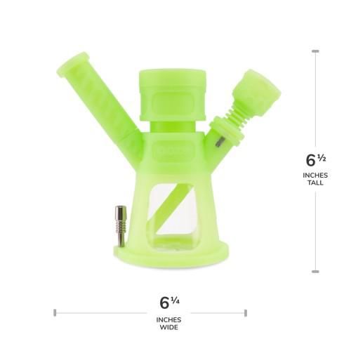 Ooze Hyborg Silicone Glass 4-in-1 Hybrid Water Pipe and Nectar Collector - Image 24