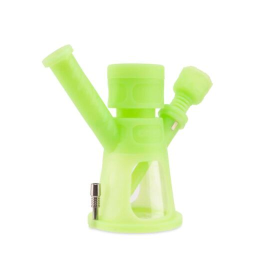 Ooze Hyborg Silicone Glass 4-in-1 Hybrid Water Pipe and Nectar Collector - Image 30