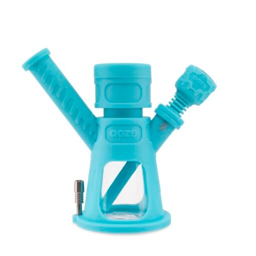 Ooze Hyborg Silicone Glass 4-in-1 Hybrid Water Pipe and Nectar Collector - Image 35