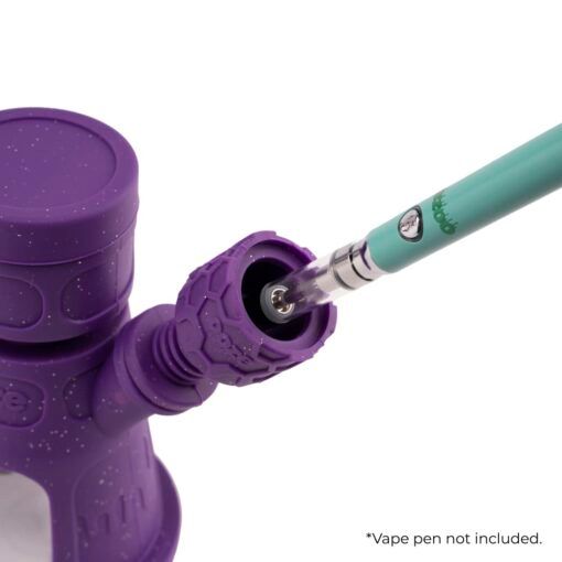Ooze Hyborg Silicone Glass 4-in-1 Hybrid Water Pipe and Nectar Collector - Image 48