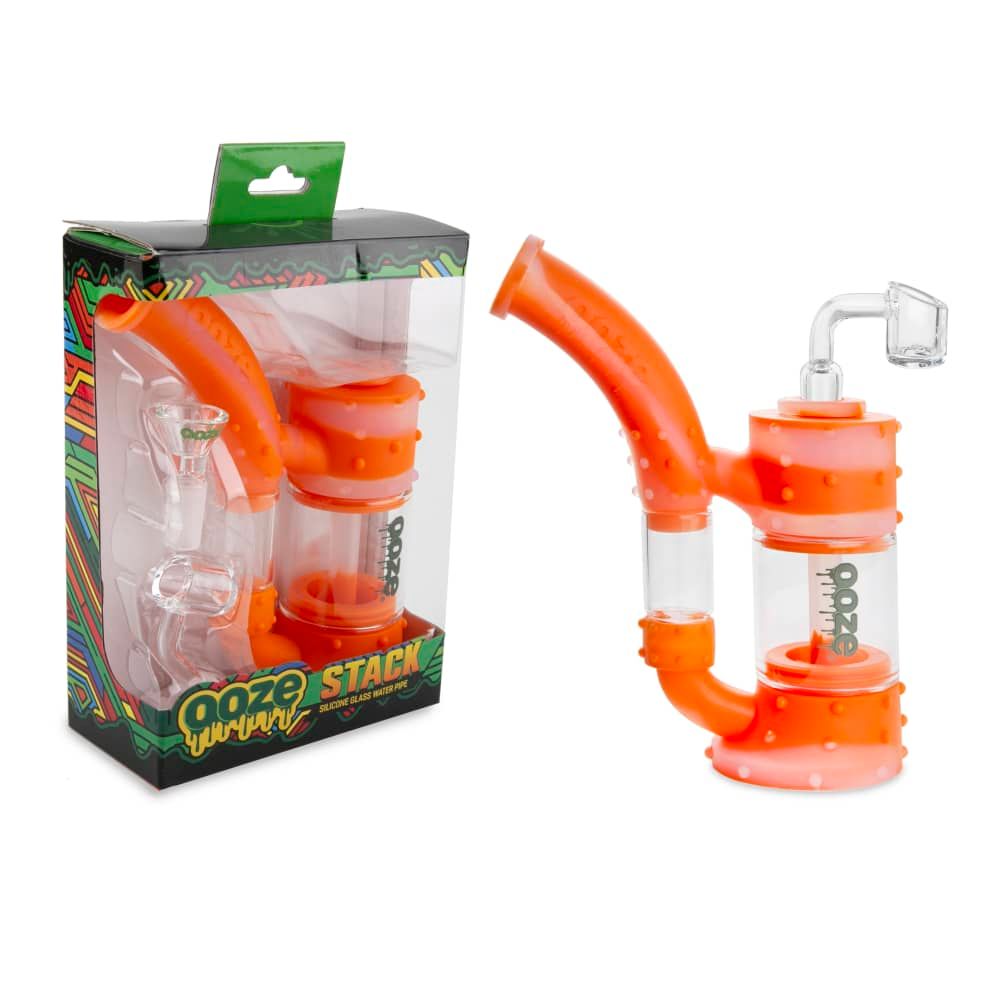 Ooze Stack Pipe Silicone Bubbler