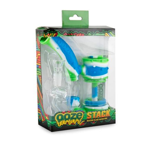 Ooze Stack Pipe Silicone Bubbler - Image 25