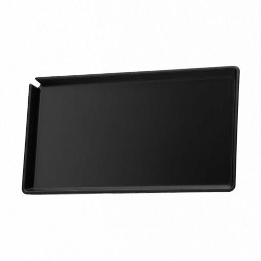 The NWTN Home Roseland Set Ashtray is a rectangular, black, flat ashtray with raised edges and a corner notch, shown on a white background.