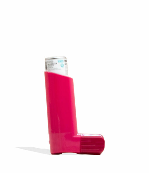 The Smyle Inhaler 510 Battery and Cloud Filters, shown upright on a white background with a subtle shadow, offer a pink design and enhanced filtration for cleaner breaths.