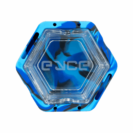 Stylish Eyce Ashtray from Eyce Pipes, featuring a sleek design that doubles as a functional smoking accessory, perfect for enhancing your smoking experience with its modern aesthetic, available at Cannabox. - winter