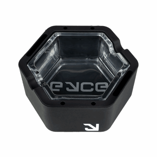 Stylish Eyce Ashtray from Eyce Pipes, featuring a sleek design that doubles as a functional smoking accessory, perfect for enhancing your smoking experience with its modern aesthetic, available at Cannabox.