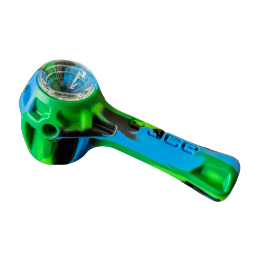 The Eyce Gavel Spoon from Eyce Pipes, showcasing its sleek and innovative design, combines durable materials with a stylish aesthetic, making it the ultimate smoking essential for a refined cannabis experience. Perfectly crafted for both functionality and elegance, this piece enhances your smoking ritual while reflecting the upscale lifestyle of Cannabox. - planet