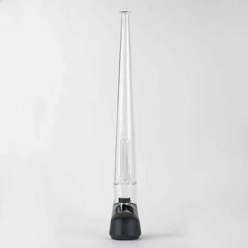 Empire Glassworks Big Dawg Puffco Peak Pro Attachment, a stunning 16-inch accessory designed to elevate the style and functionality of your Puffco Peak Pro, showcasing intricate craftsmanship and vibrant colors that reflect the upscale lifestyle of Cannabox.