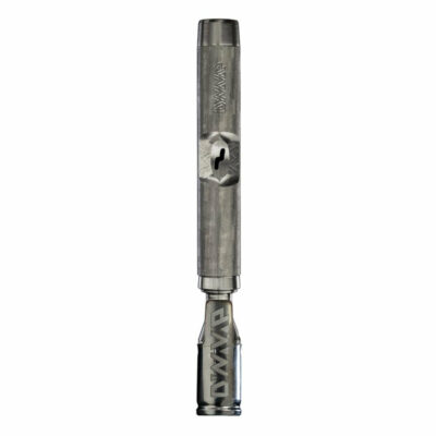 DynaVap M 7 dry herb vaporizer showcasing its sleek stainless steel design, complete with a DynaTorch and elegant tin case for storage. - Default Title