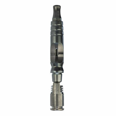 DynaVap HyperDyn vaporizer showcasing its sleek titanium design, large bowl capacity, and modular features for an enhanced vaping experience. - Default Title