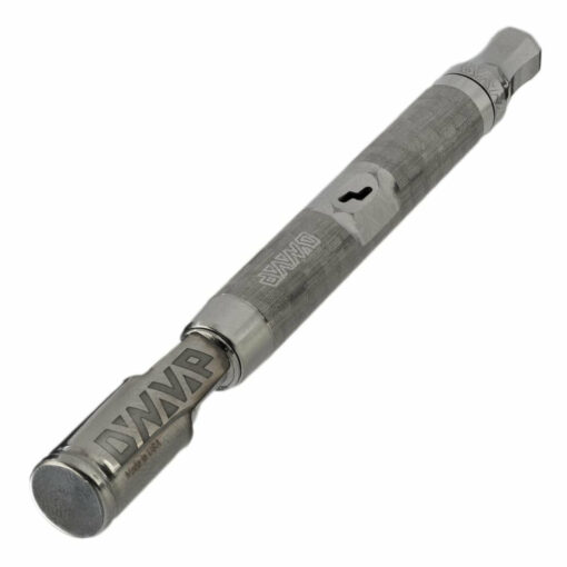 DynaVap M 7 XL vaporizer showcasing its sleek stainless steel design, featuring a captive cap and textured stem for enhanced grip and functionality.