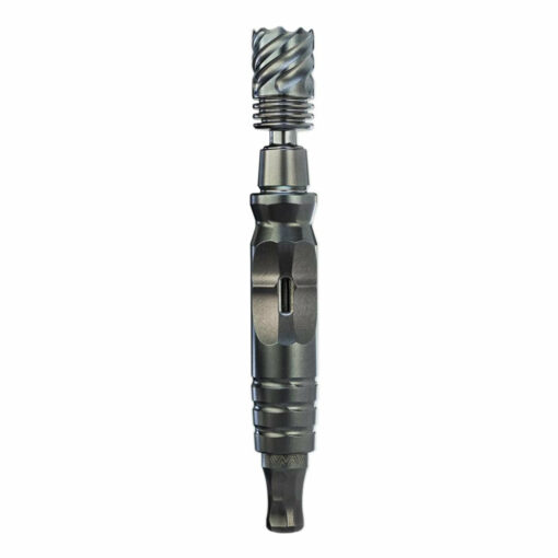 DynaVap HyperDyn vaporizer showcasing its sleek titanium design, large bowl capacity, and modular features for an enhanced vaping experience.