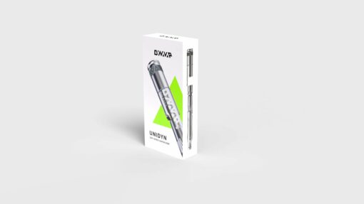 DynaVap UniDyn vaporizer showcasing its sleek titanium design and innovative one-piece UniBody structure, emphasizing functionality and style.