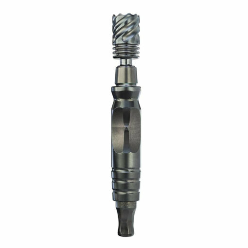 DynaVap HyperDyn vaporizer showcasing its sleek titanium design, large bowl capacity, and modular features for an enhanced vaping experience.