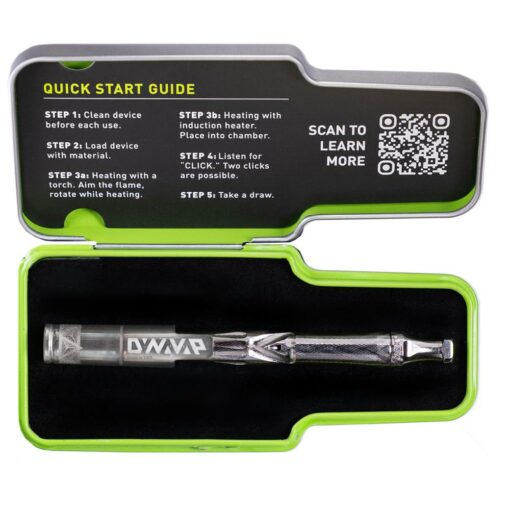 DynaVap UniDyn vaporizer showcasing its sleek titanium design and innovative one-piece UniBody structure, emphasizing functionality and style.