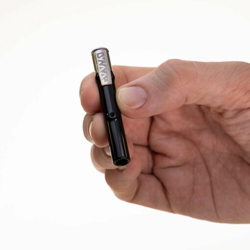 DynaVap G3 vaporizer showcasing its glass tip and stem, Captive Cap, and sleek design, perfect for dry herb enthusiasts.