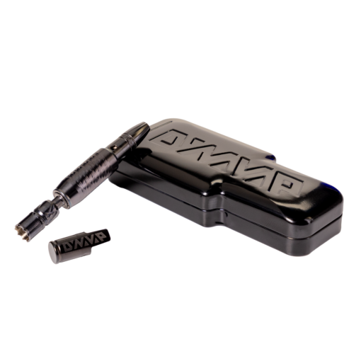DynaVap VonG X - Stealth vaporizer showcasing its sleek titanium design and custom tin case, perfect for stylish and discreet sessions.