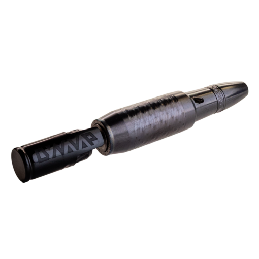 DynaVap VonG X - Stealth vaporizer showcasing its sleek titanium design and custom tin case, perfect for stylish and discreet sessions.