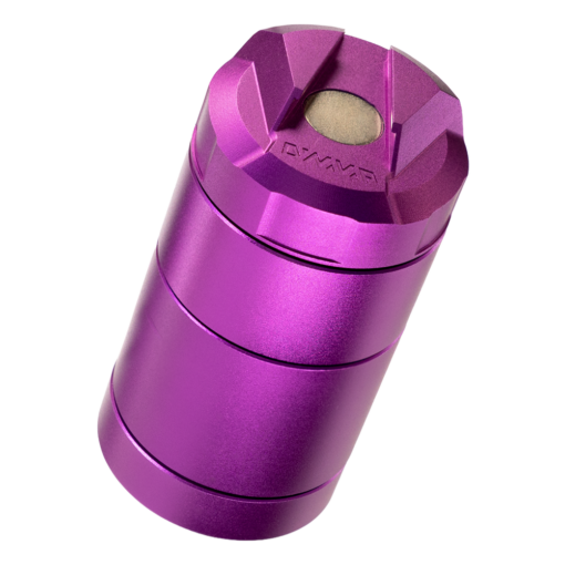 DynaBank modular herb storage solution featuring durable anodized aluminum, three O-Ring sealed compartments, and integrated debowler for efficient material management.