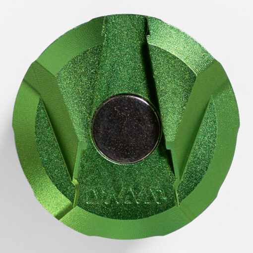 DynaBank modular herb storage solution featuring durable anodized aluminum, three O-Ring sealed compartments, and integrated debowler for efficient material management.
