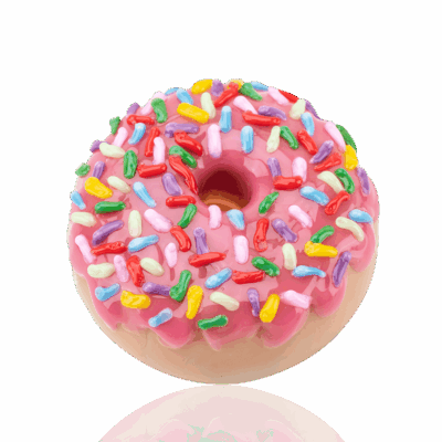 Empire Glassworks Pink Sprinkle Donut Dry Pipe