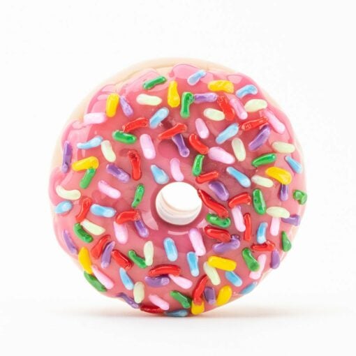 Empire Glassworks Pink Sprinkle Donut Dry Pipe - Image 2