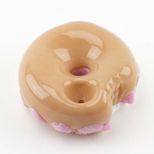 Empire Glassworks Pink Donut Bite Me Dry Pipe - Image 3