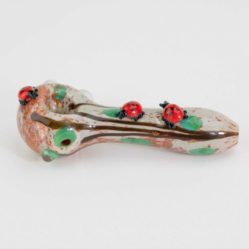 Empire Glassworks Lady Bug Mini Spoon Pipe - Image 3