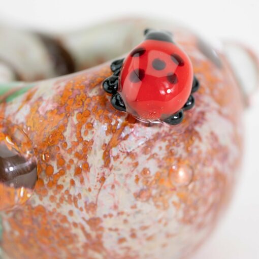 Empire Glassworks Lady Bug Mini Spoon Pipe - Image 4