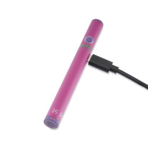 Ooze Twist Slim Pen 2.0 in Panther Black, showcasing its sleek matte finish and professional packaging, designed for discreet and stylish vaping.