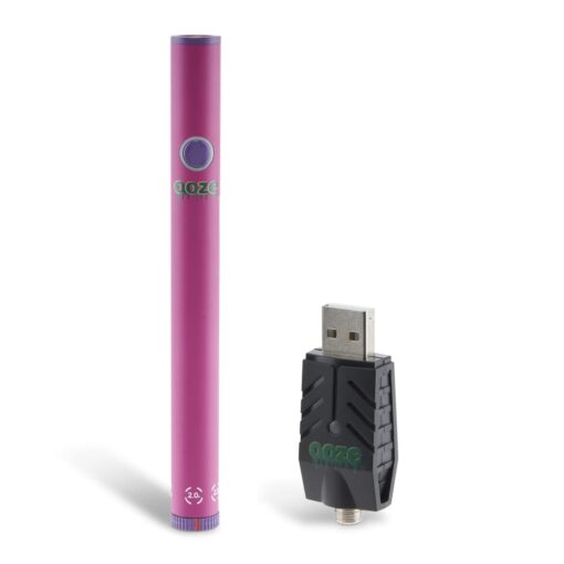 Ooze Twist Slim Pen 2.0 in Panther Black, showcasing its sleek matte finish and professional packaging, designed for discreet and stylish vaping.