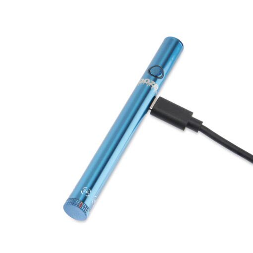 Ooze Twist Slim Pen 2.0 in Panther Black, showcasing its sleek matte finish and professional packaging, designed for discreet and stylish vaping.