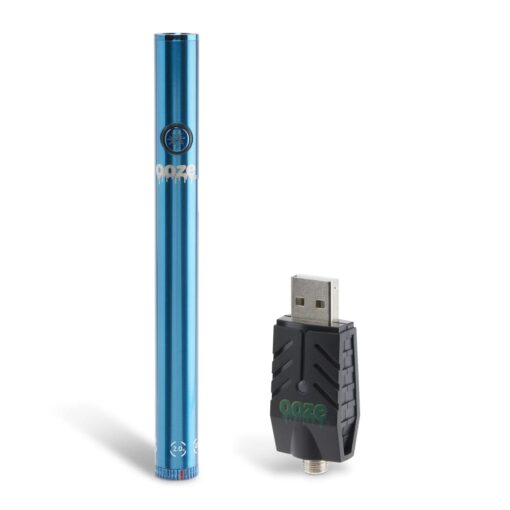 Ooze Twist Slim Pen 2.0 in Panther Black, showcasing its sleek matte finish and professional packaging, designed for discreet and stylish vaping.
