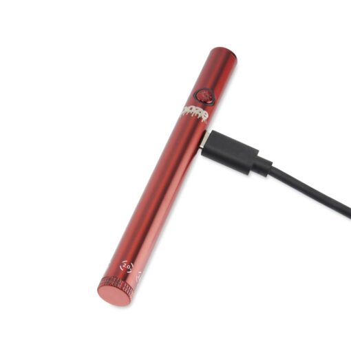 Ooze Twist Slim Pen 2.0 in Panther Black, showcasing its sleek matte finish and professional packaging, designed for discreet and stylish vaping.