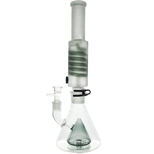 Freeze Pipe Bong XL showcasing the large glycerin coil and stylish beaker base, designed for optimal cooling and smooth smoking experience.
