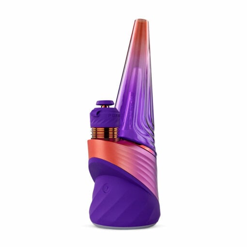 Puffco New Peak Pro showcasing its sleek design, 3D XL Chamber, and Joystick Cap, emphasizing its premium build and advanced features.