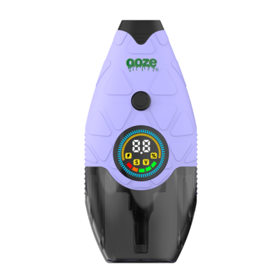 Ooze Hover 650 mAh Concentrate Vaporizer from Cannabox, featuring a sleek and compact design for effortless portability, adjustable voltage settings for customizable dabbing experiences, and a modern aesthetic that enhances any cannabis culture lifestyle. - Lilac Smoke