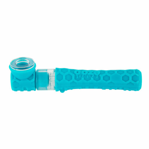 Ooze Piper 2-in-1 Silicone & Glass Hand Pipe and Chillum in assorted vibrant colors, showcasing its sleek design and functional versatility, perfect for cannabis enthusiasts who appreciate style and convenience. Available exclusively at Cannabox.