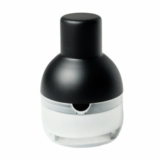 NWTN Home Beacon Lighter Ashtray featuring a sleek glass base with frosted interior and powder-coated metal lid with silicone core, ideal for indoor and outdoor use.