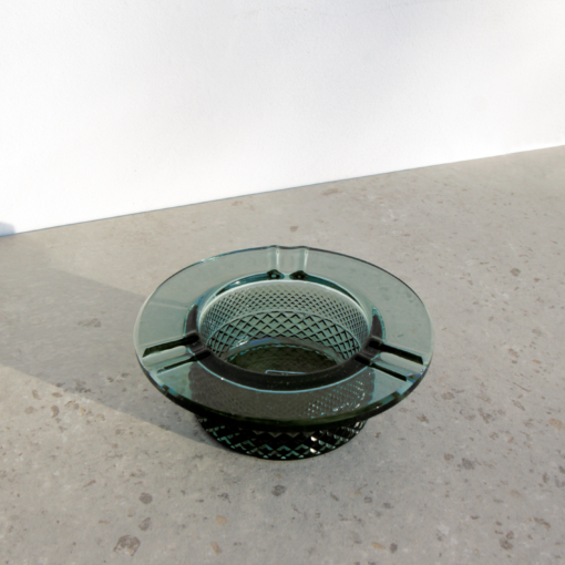 Twenties Collection Ashtray in teal by Jane West, featuring a sleek and modern design that combines classic aesthetics with practical functionality, perfect for enhancing the smoking experience. Ideal for everyday smokers, available at Cannabox.