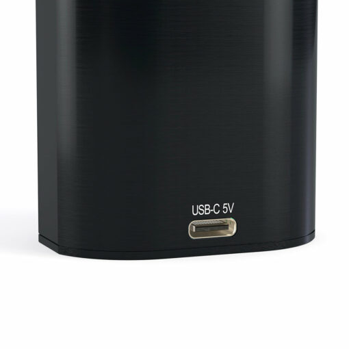 Arizer Solo III V2 Vaporizer showcasing sleek design, digital screen, and included accessories like glass aroma tubes and silicone caps.