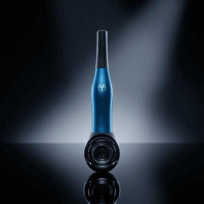 The Maze-X Pipe by Weedgets, a sleek and innovative waterless smoking device designed for everyday smokers, featuring a unique maze-like internal structure that cools and filters smoke for a smoother, cleaner hit. Ideal for enhancing your smoking experience with functional aesthetics, this pipe showcases a modern design perfect for any collection, available at Cannabox.